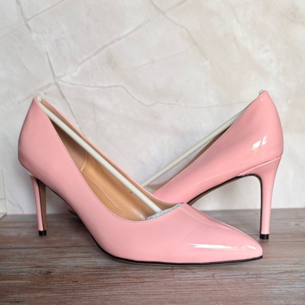 Bubblegum Pink Patent Heels